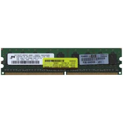 Memória 1GB 240p PC2-6400 CL6 9c 128x8 ECC DDR2-800 DIMM RFB w/ HP label