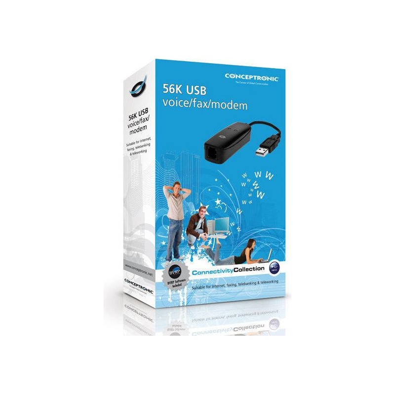 Modem 56 KBPS V.92 Software Conexant c/ Conexão USB
