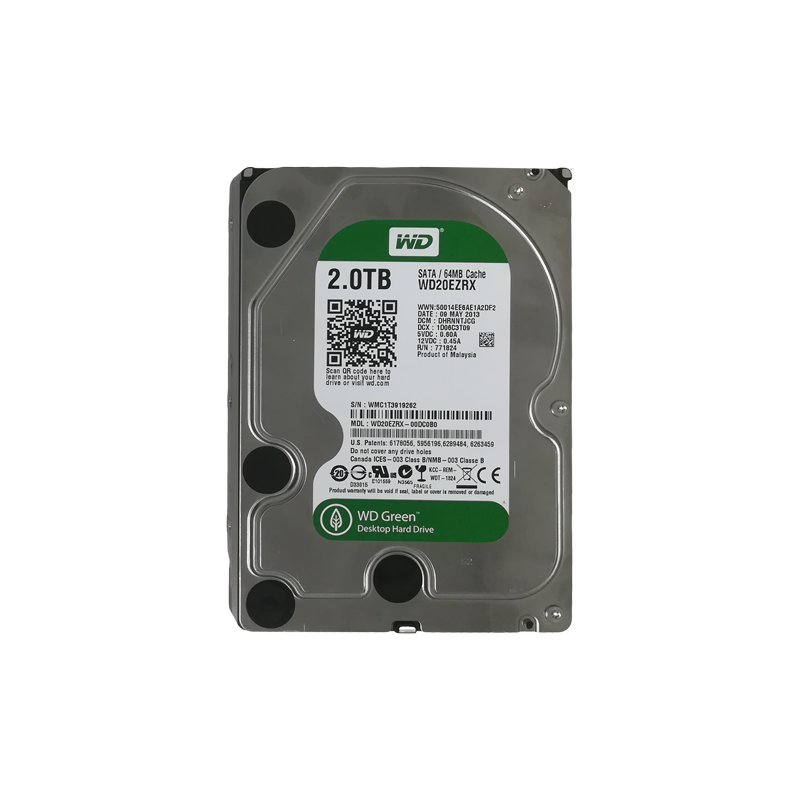 HD WESTERN DIGITAL 1TB 64MB 6Gb / s. Green. SATA