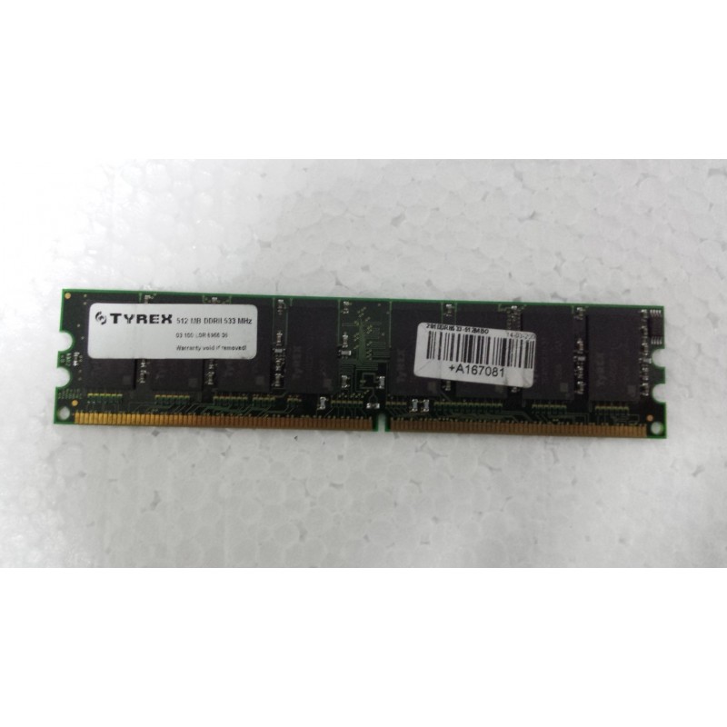 Memória Tyrex 512mb Ddrii Pc533