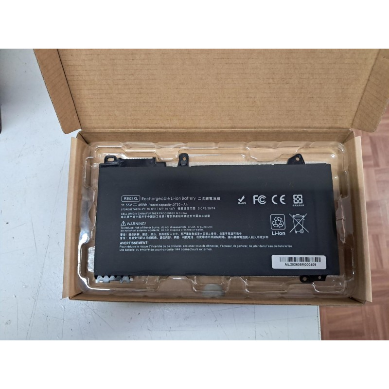 Bateria Compatível p/ HP RE03XL 3750mAh / 45 Whr