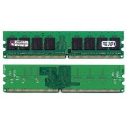 Memória Kingston 1024MB 2 x 512MB Non-ECC CL4 DIMM 240-Pin DDR II ValueRAM