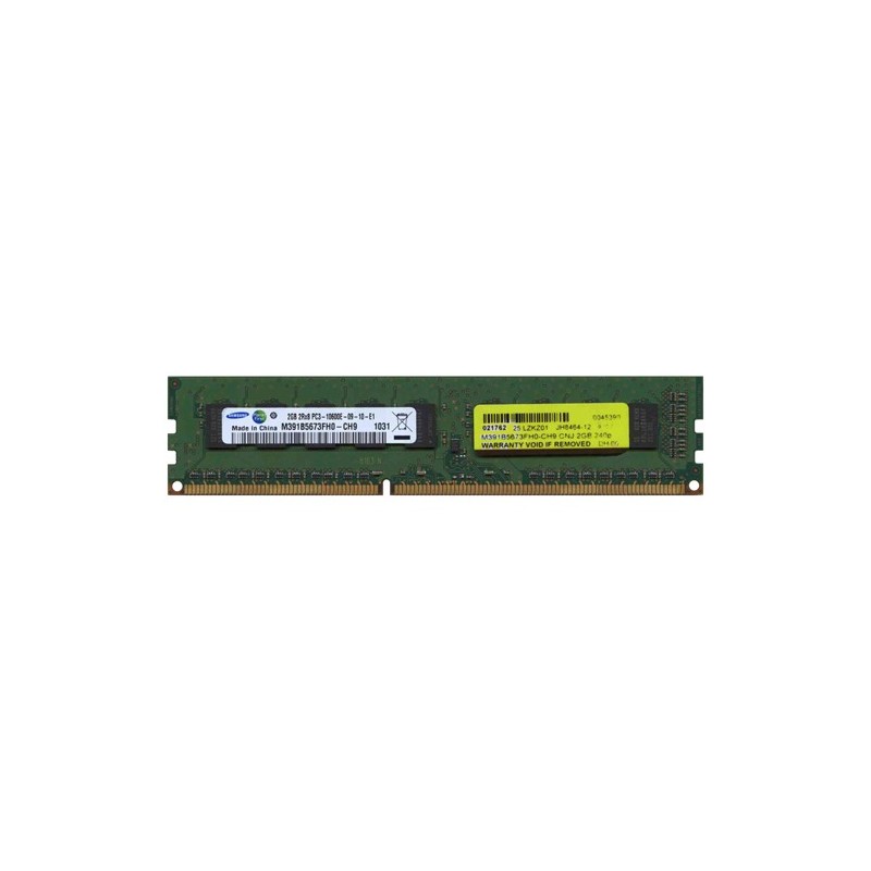 Memória SAMSUNG MEM DIMM 2GB PC-10600E DUAL RANKED DDR3, 1333MHZ UNBUFFERED ECC